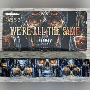 ZOX "WE'RE ALL THE SAME" #863 Interactive Halloween Coffin Day 1 Med Wristband